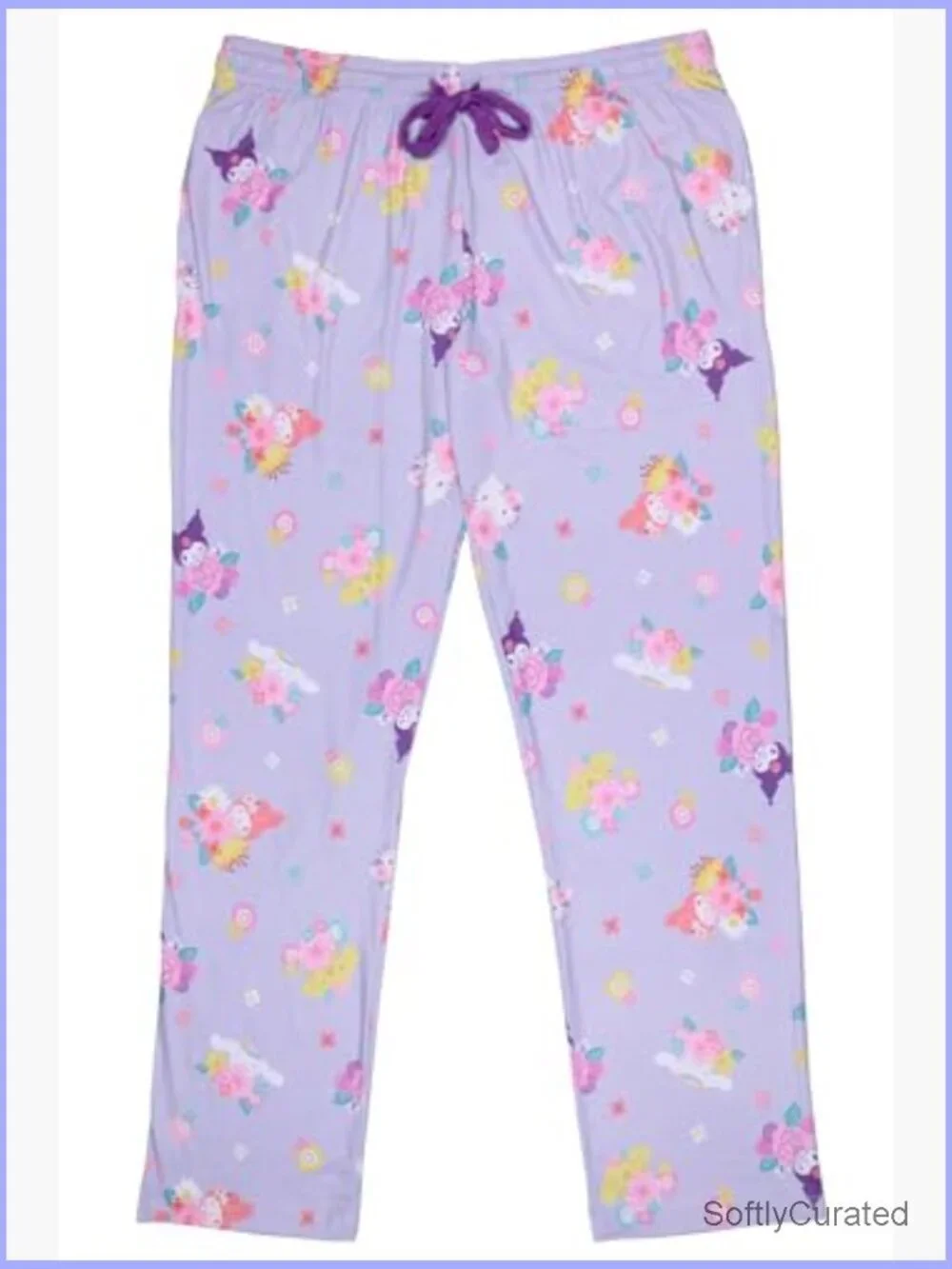 Sanrio Hello Kitty Friends Floral Pajama Pants Women Size M